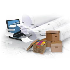 1 - AGILDOC BOX BASIC - Guarda Simples de Documentos - Box para até 48 Caixas arquivo - SEM CUSTOS DE IMPLANTAÇÃO E PESQUISA DE DOCUMENTOS - Desconto no PIX